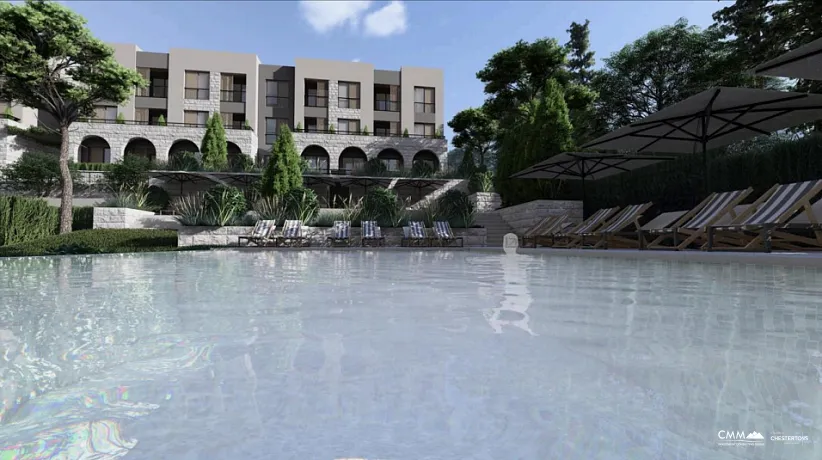 Wohnungen in Kavač in einem Komplex mit Pool